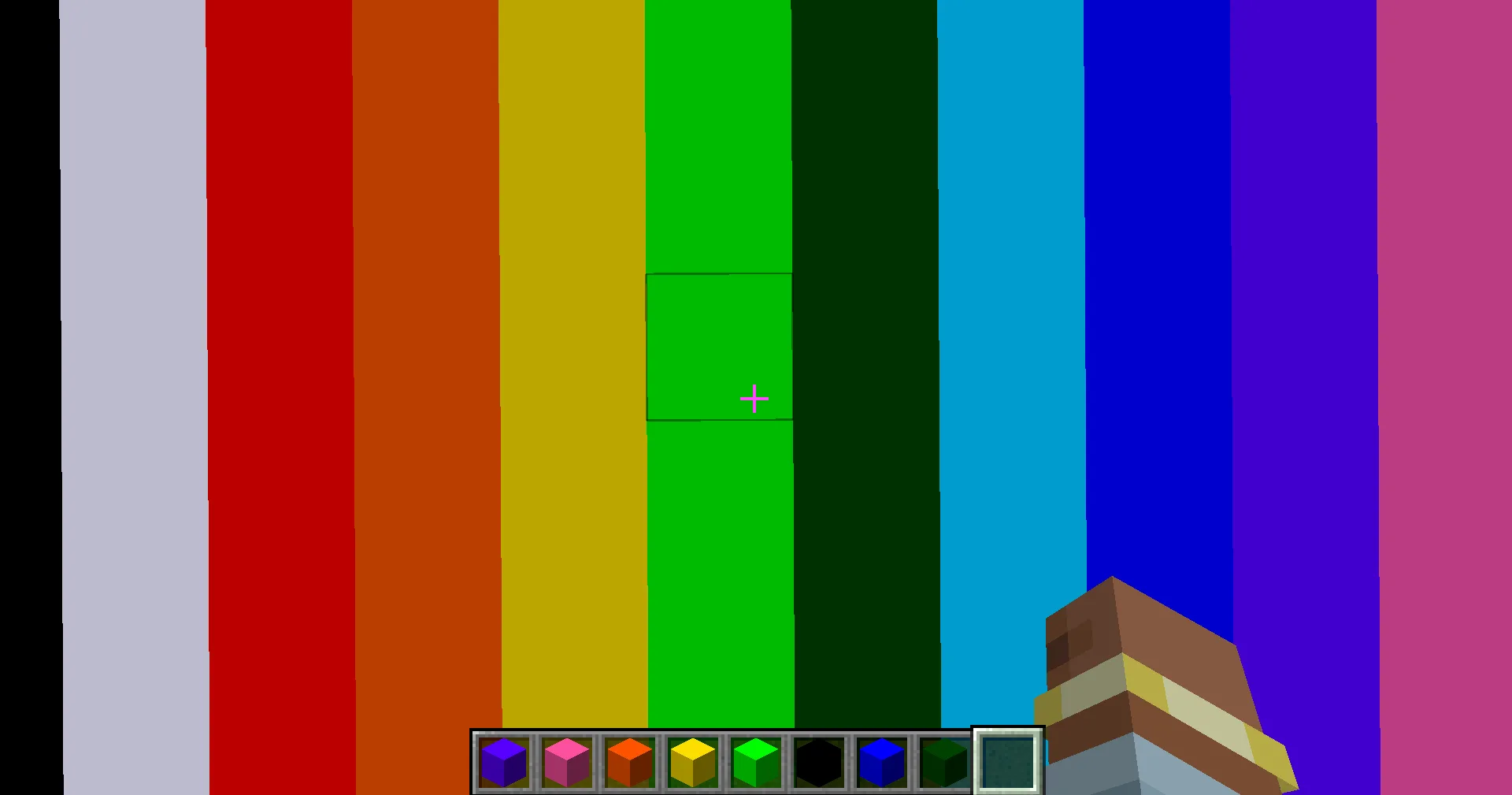 Цветные блоки из мода Colored Blocks