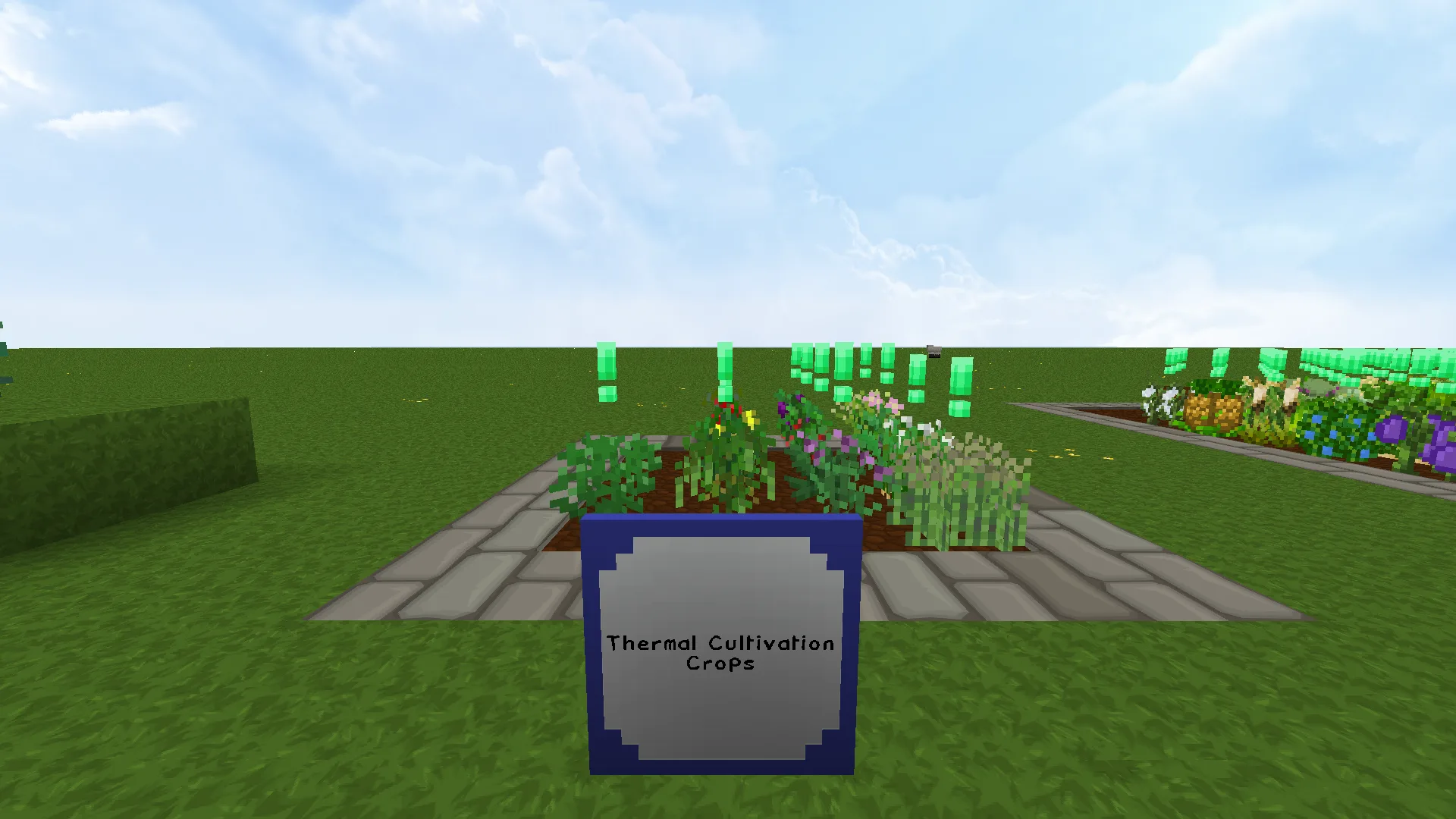 Игровой интерфейс мода Hey! Your Crops Are Ready, демонстрирующий процесс термического выращивания урожая.