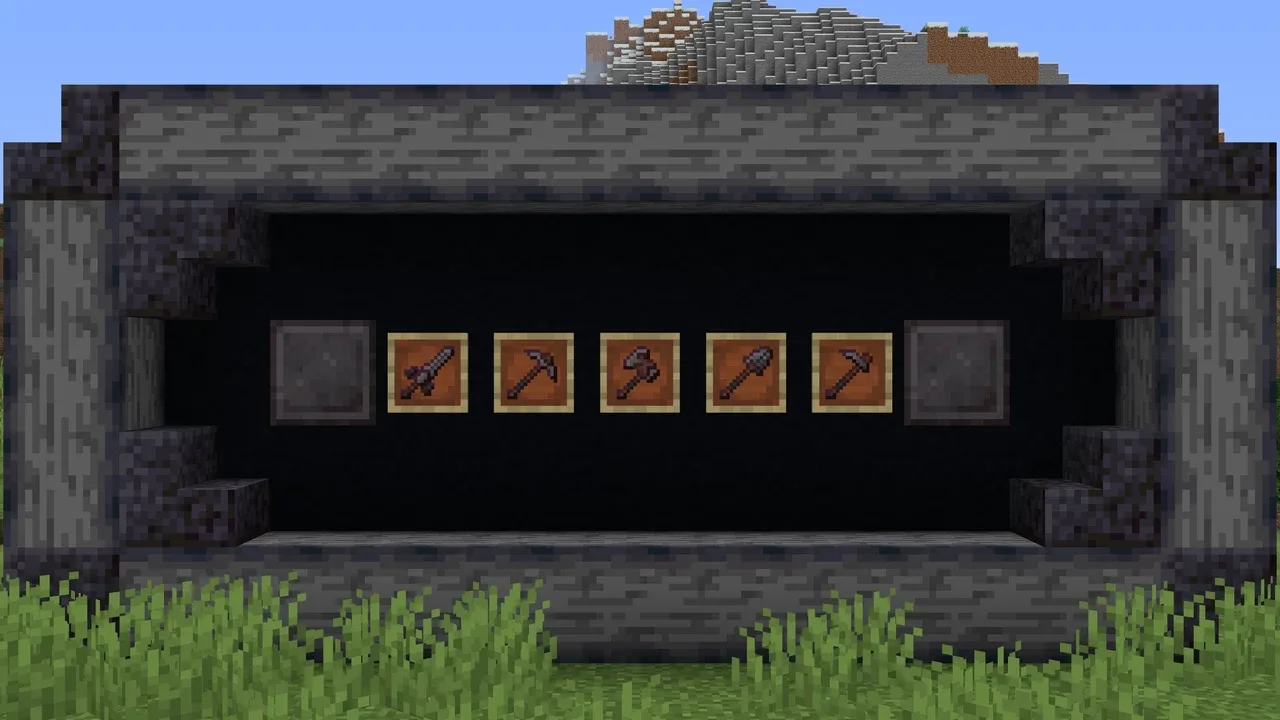 Незеритовые инструменты из ресурс-пака Aether Tools