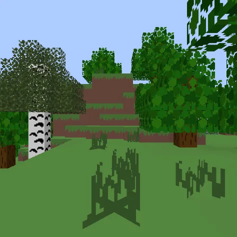 Скриншот ресурспака Simplified Default Textures в Minecraft.