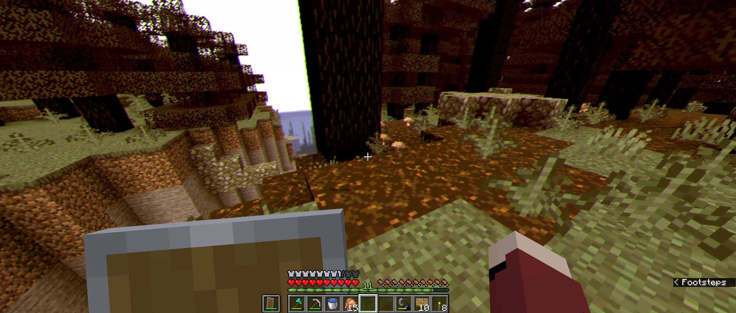 Retrus: шейдер в использовании в режиме выживания.