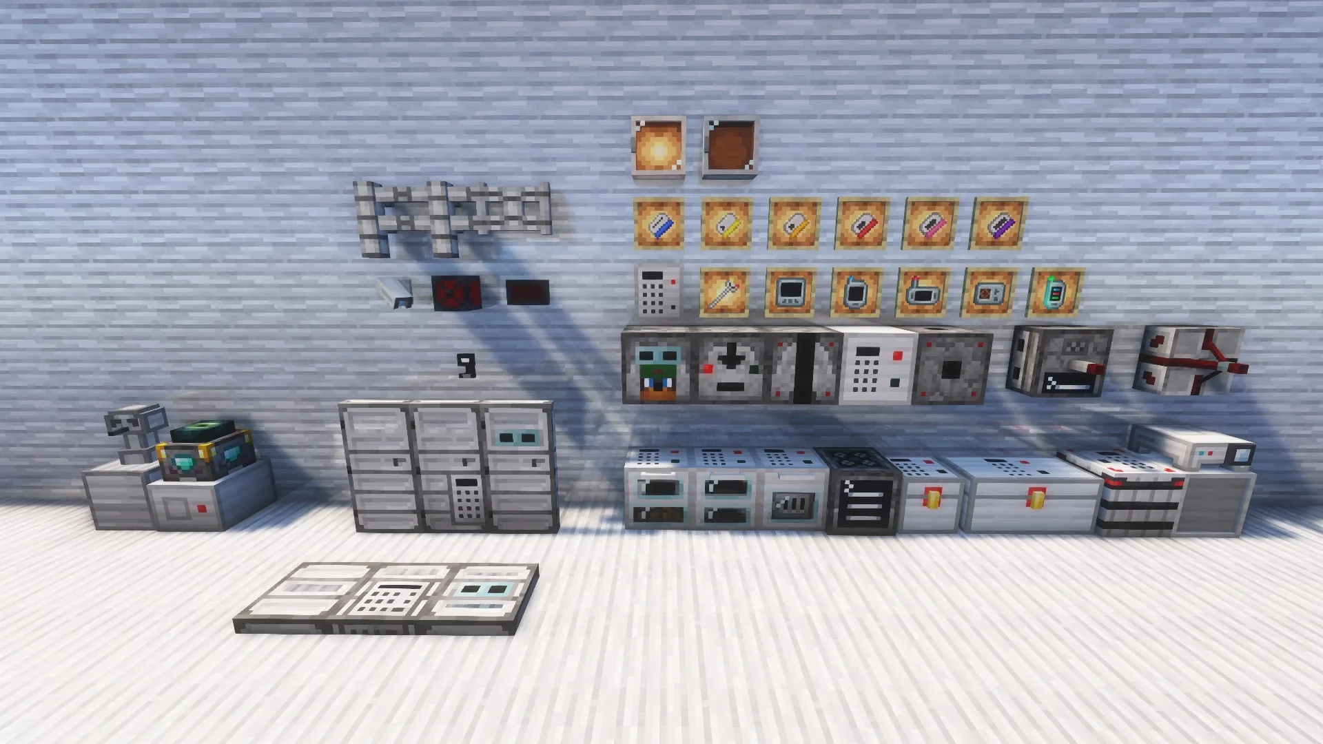 Вид до применения ресурс-пака CSSC для SecurityCraft