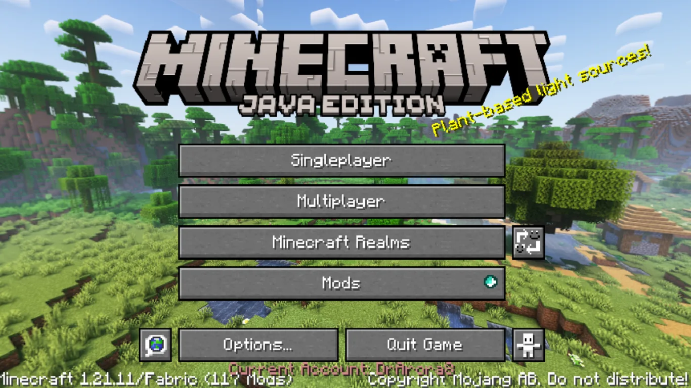 Интерфейс GUI в ресурс-паке Default Better