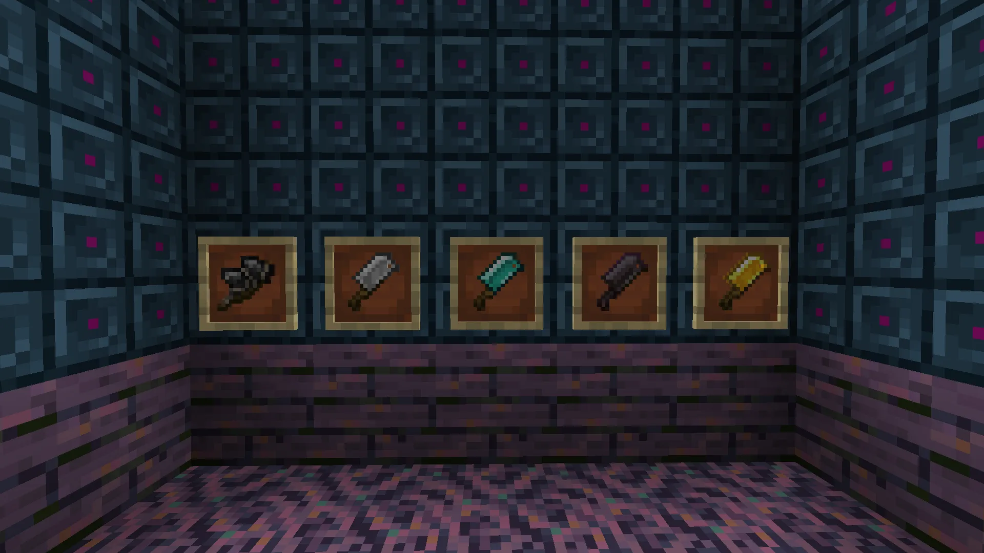 Метательные тесаки из мода Dungeon's Delight.