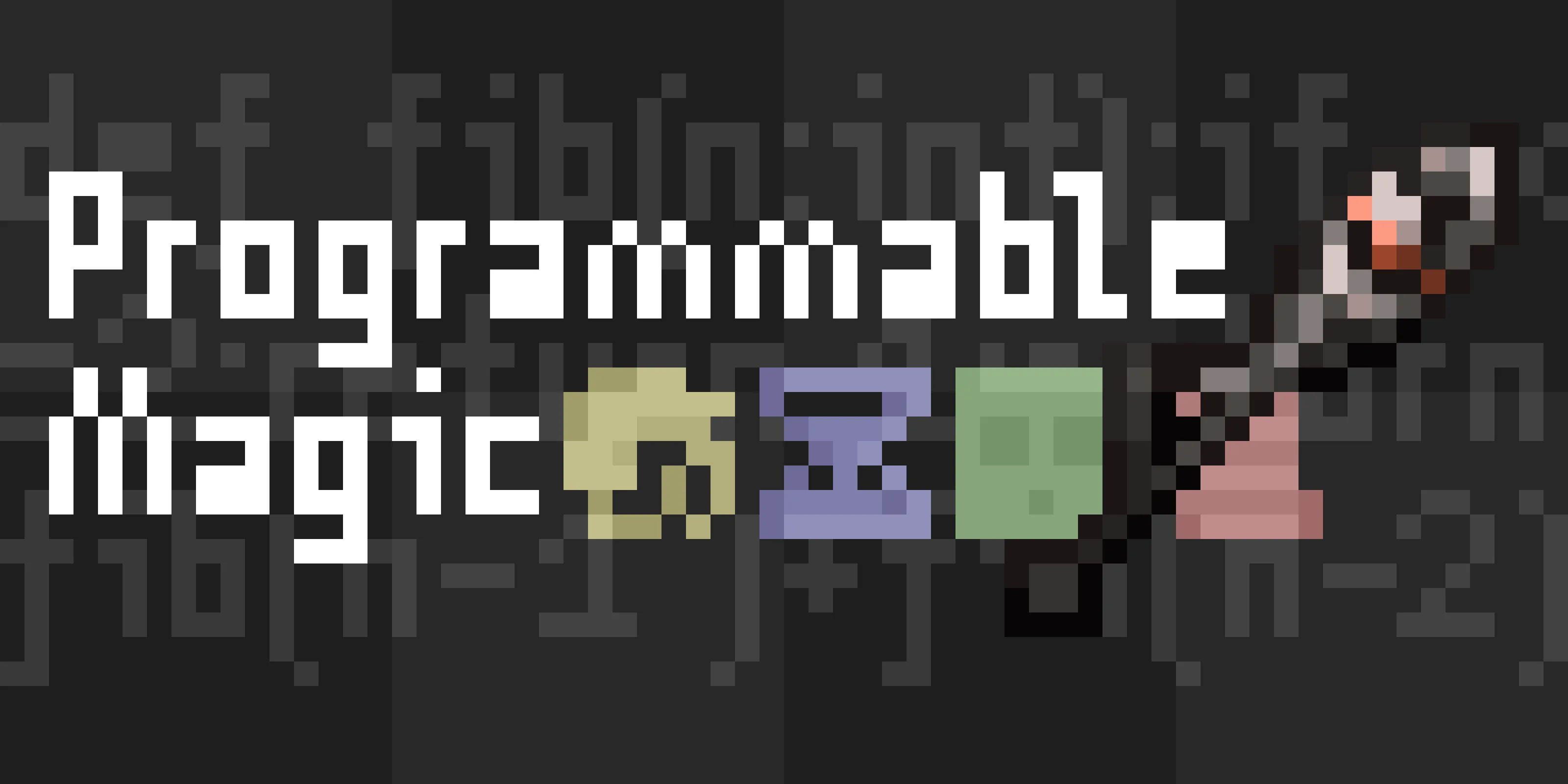 Фон карточки мода Programmable Magic