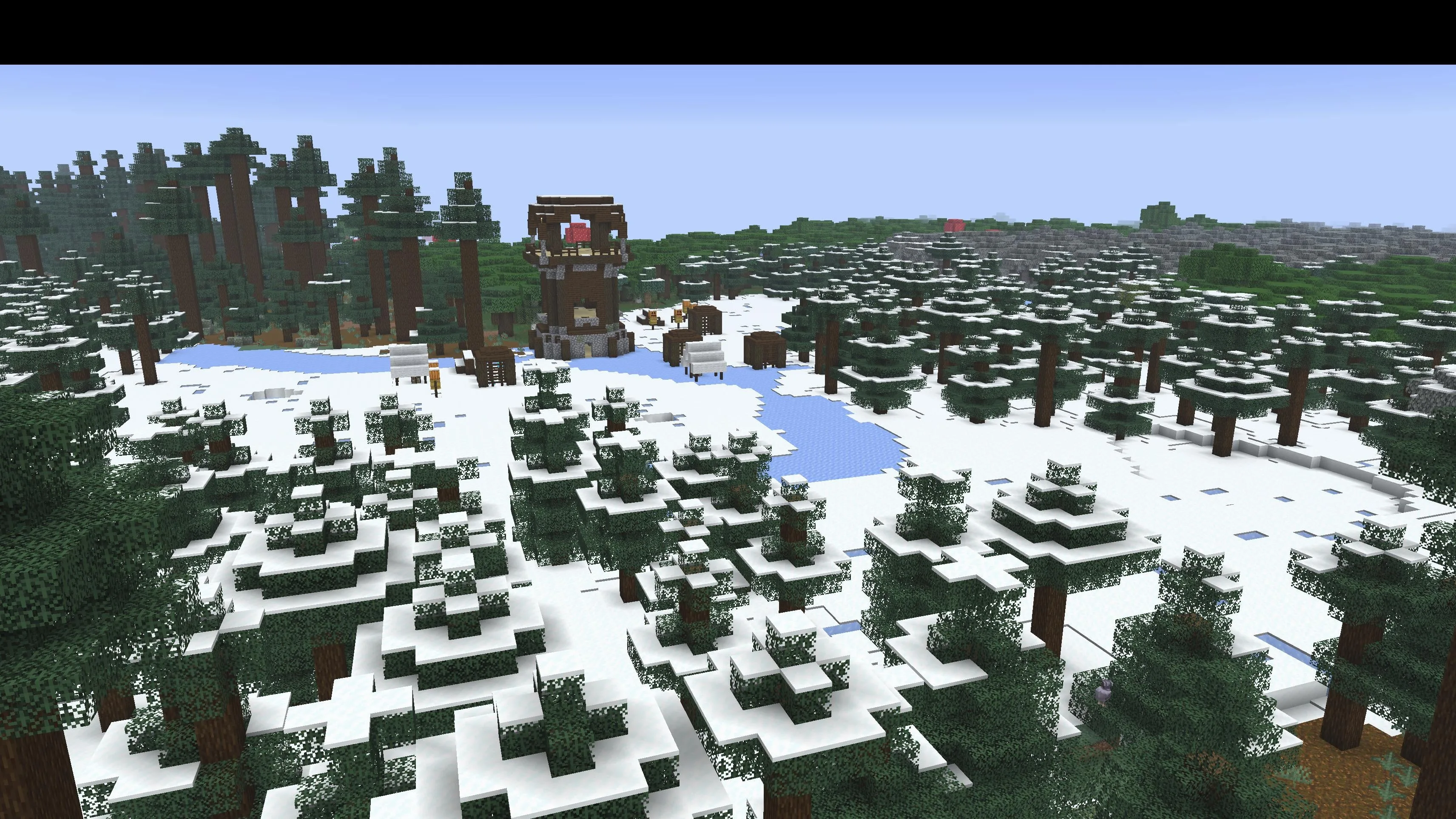 Удаление гор в плоских измерениях мода Flat Dimensions