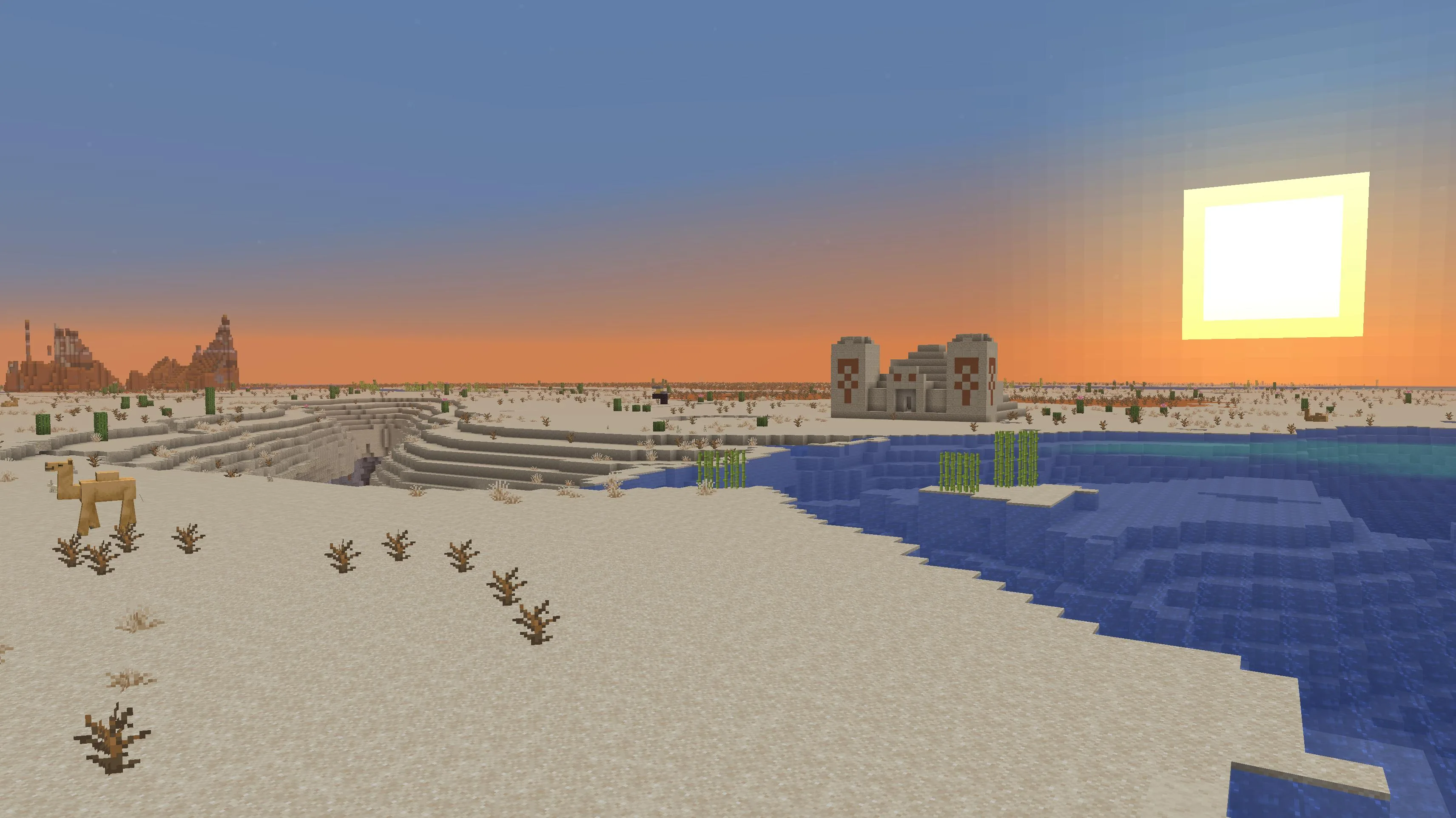 Плоский ландшафт для удобного строительства в Flat Dimensions