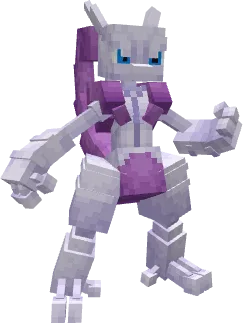 Модель покемона Мега Мьюту X для мода Cobblemon: Cosmetic Expansion.