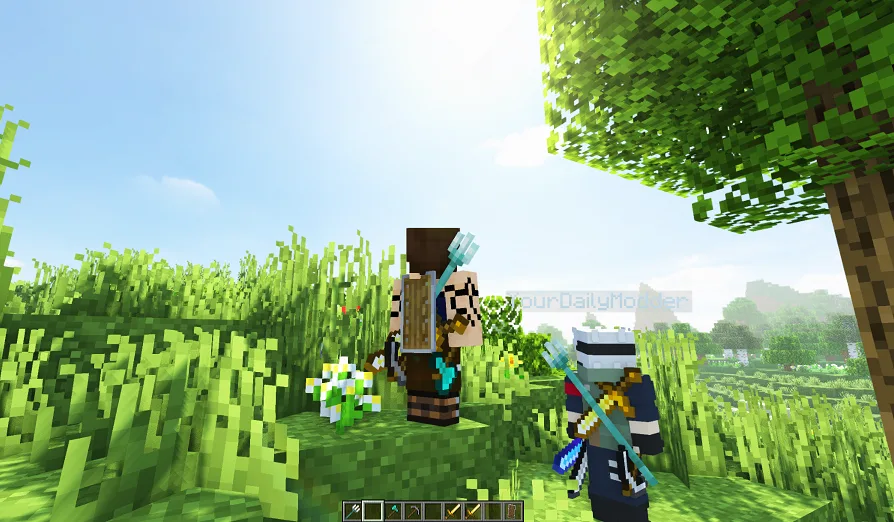 Скриншот мода YDM's Weapon Master с поддержкой многопользовательского режима.