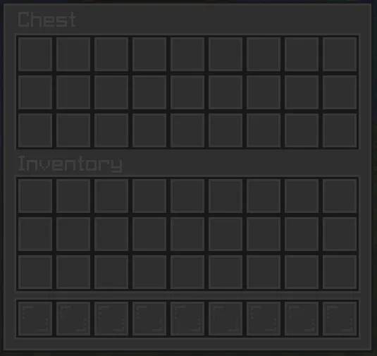 Интерфейс сундука в ресурс-паке Peep Client GUI.