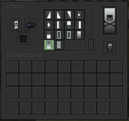 Интерфейс меню Peep Client, стилизованный под Loom.