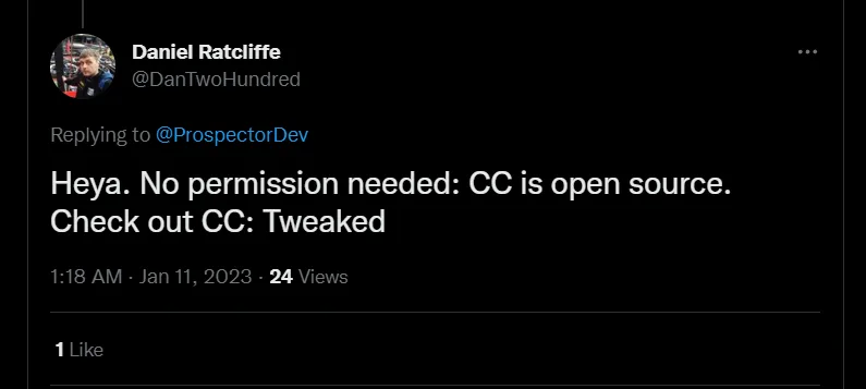 Разрешение на публикацию мода ComputerCraft
