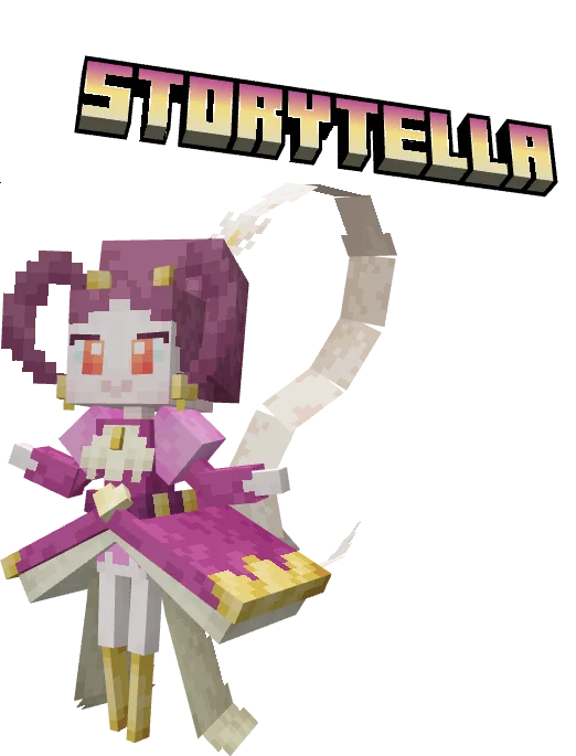 Мифический покемон Storytella из проекта Cobblemon Storybook Hybrids.