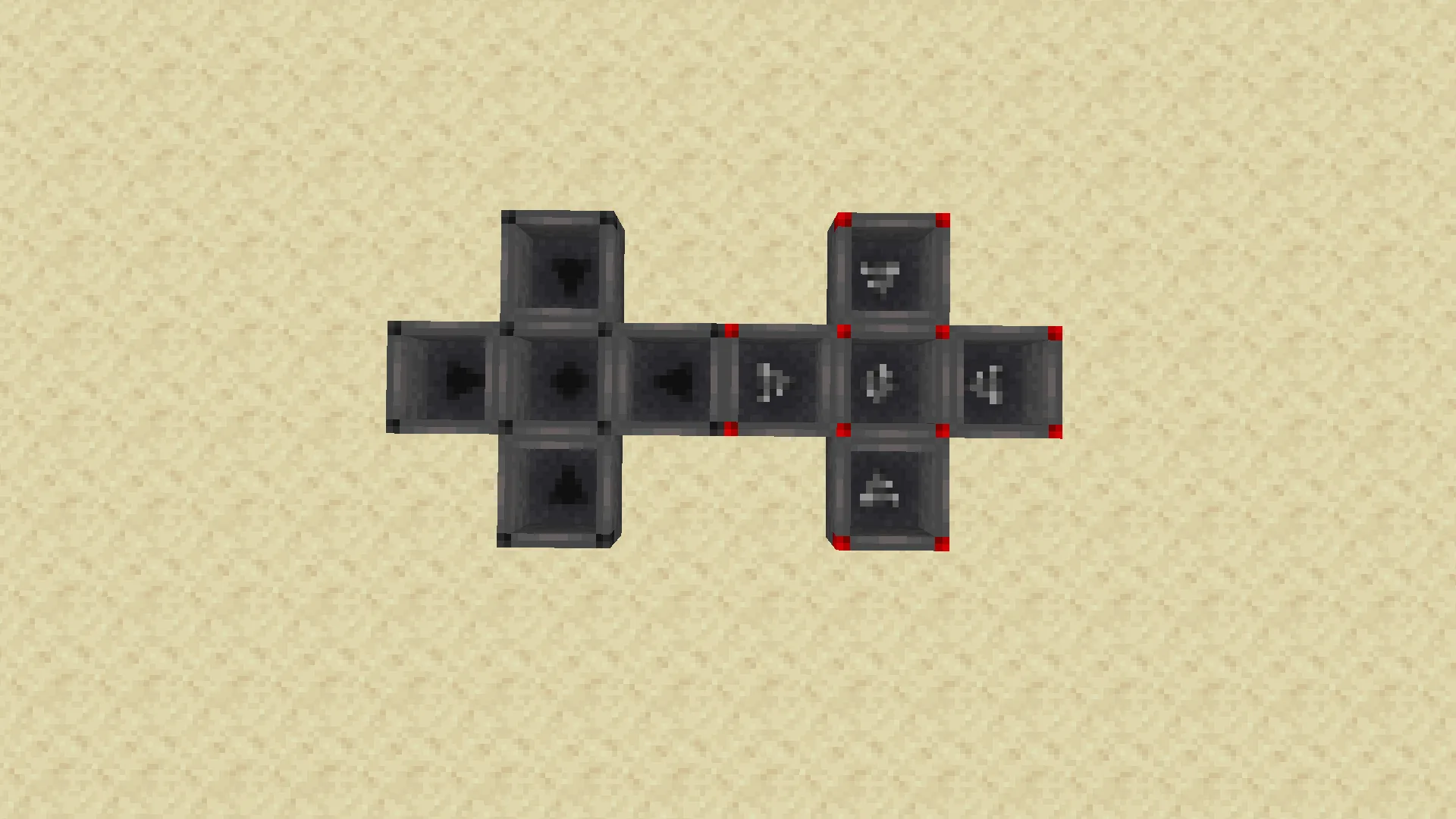 Hopper Arrows and Lock State (Above)