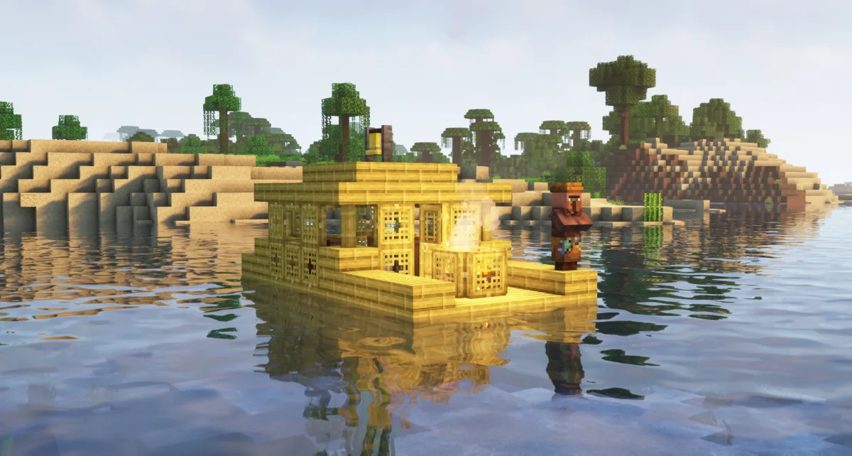 Бамбуковый плот в океане, проект AdoraBuild: Structures.