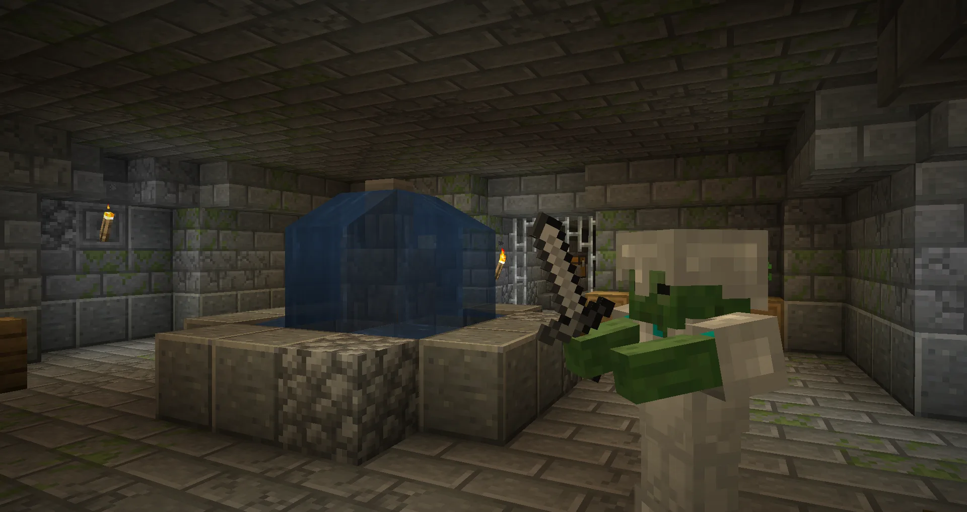 Обновленные классические комнаты крепости: тюрьмы, библиотеки и залы с источниками в стиле Dungeons and Taverns.