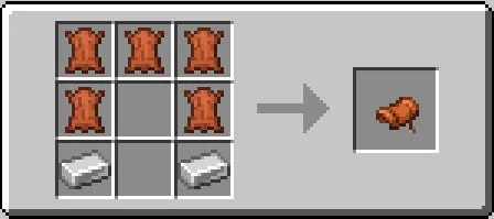 Иконка мода Saddle craft, демонстрирующая процесс создания седла.