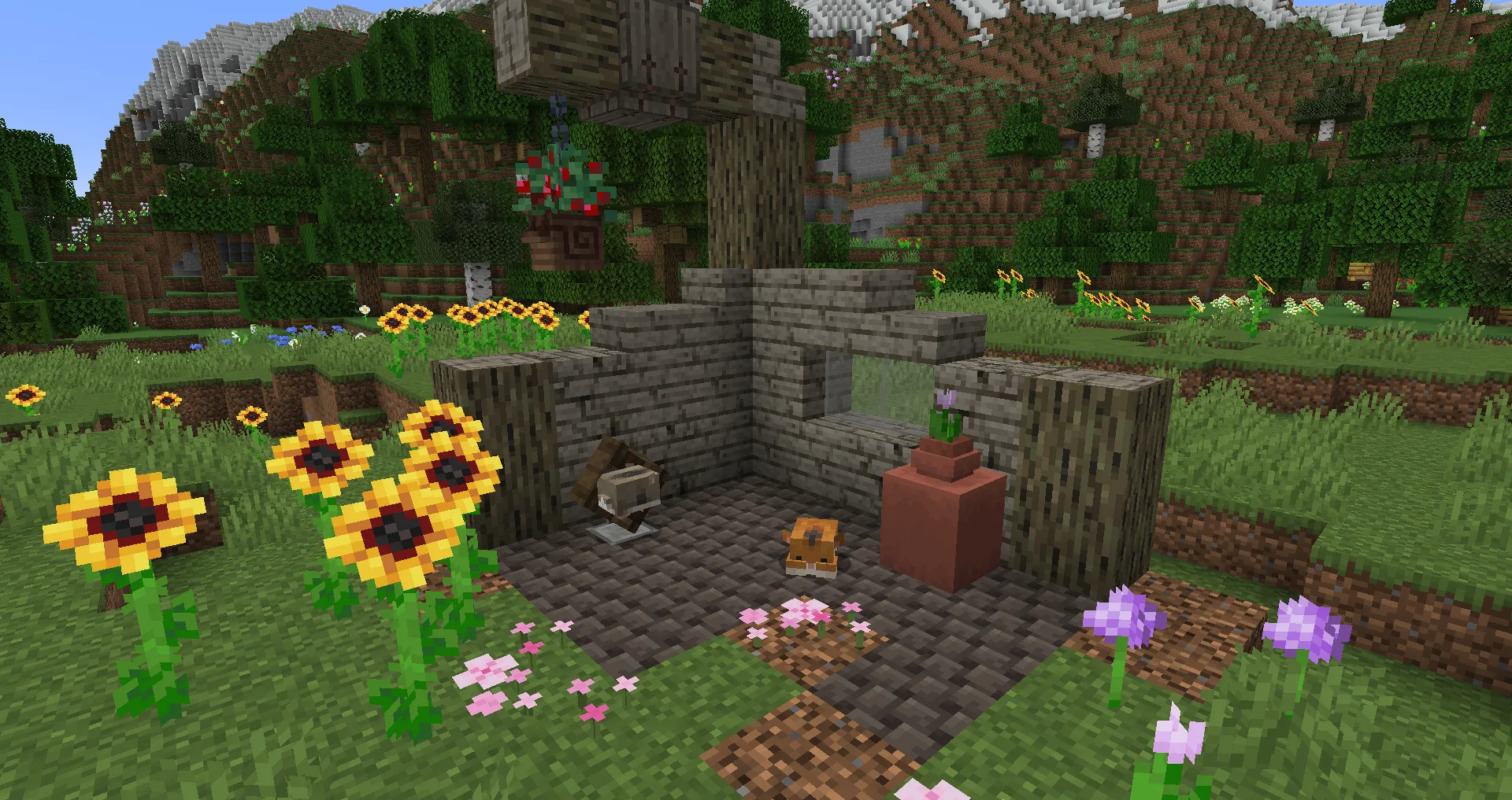 Мод Spawn: хомяки в игре Minecraft.
