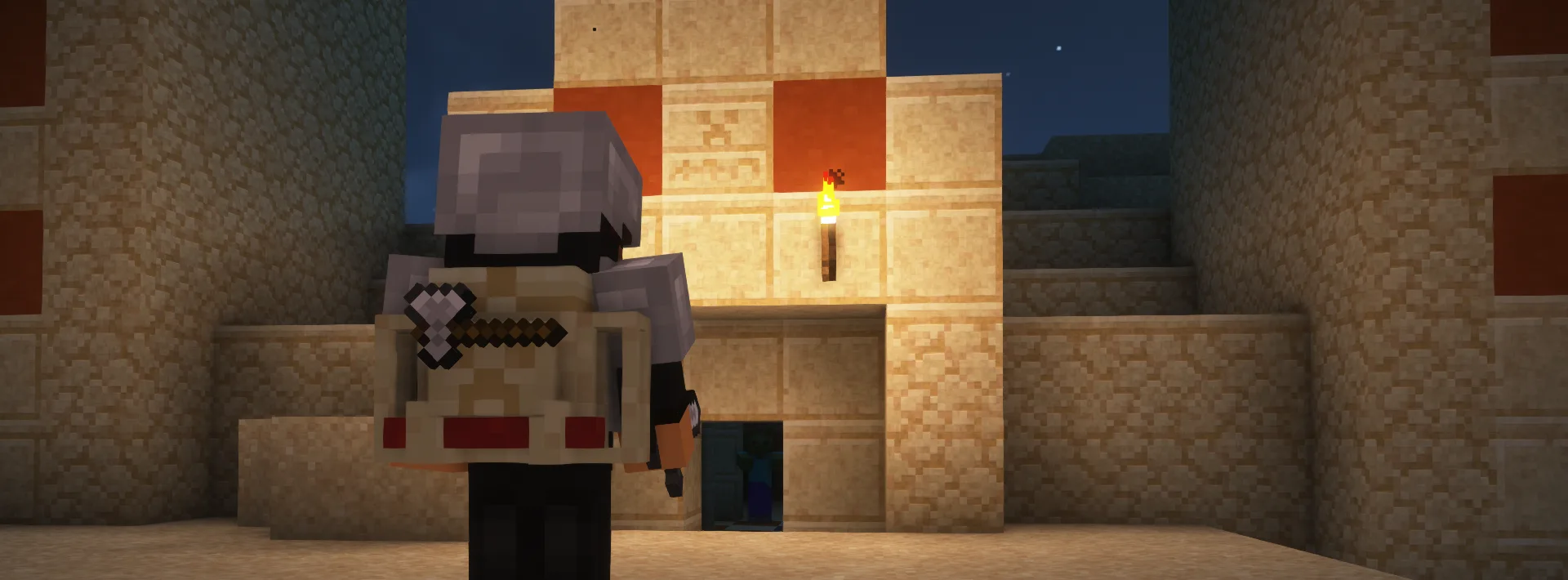 Рюкзак из песчаника из мода Traveler's Backpack.