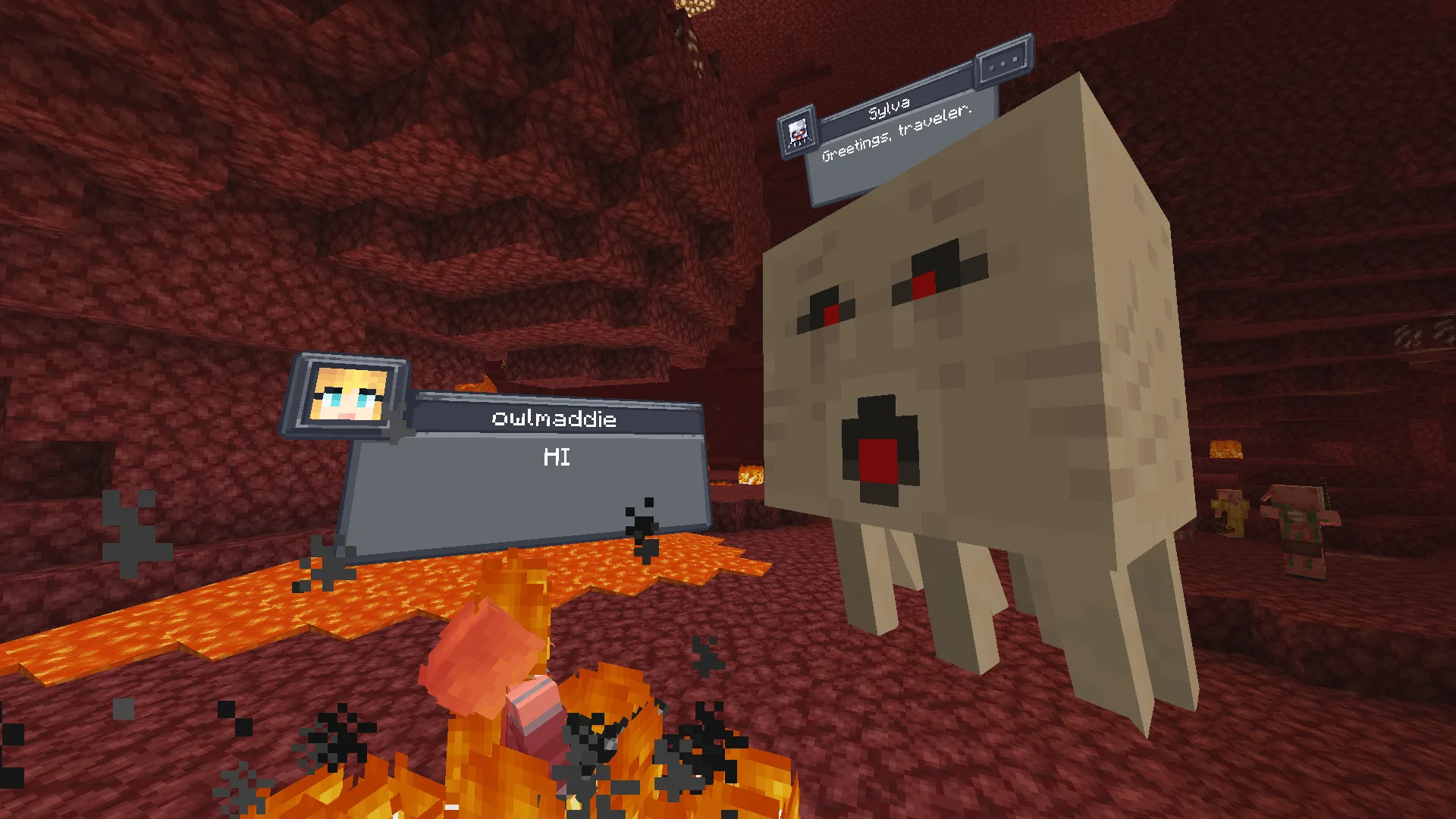 Скриншот мода CreatureChat™ с изображением Гаста.