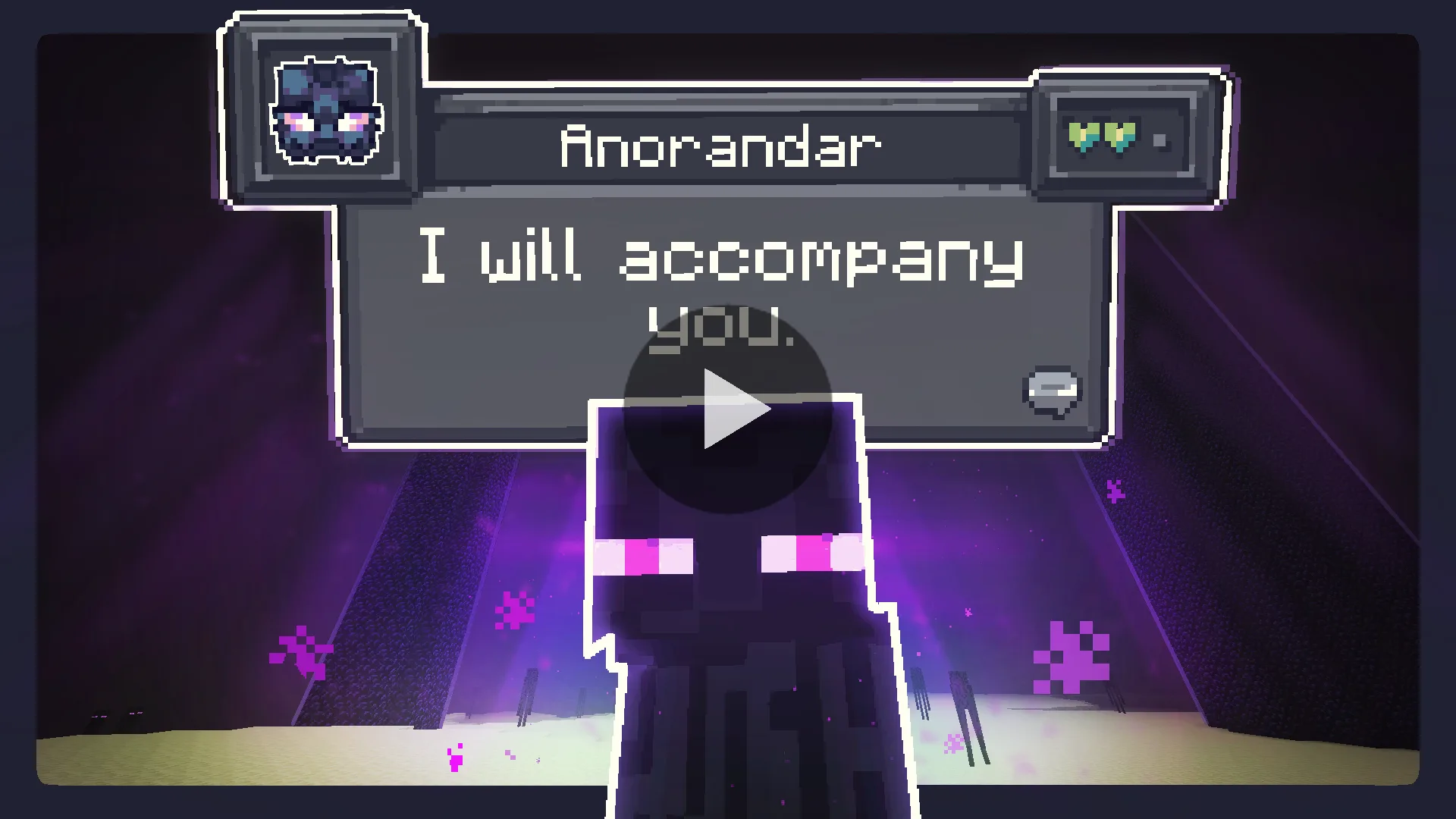 Превью мода CreatureChat для Minecraft.