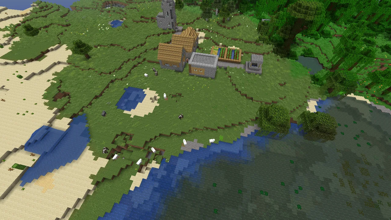 Пример использования аддона Basic climate water mapping в проекте Modernity.