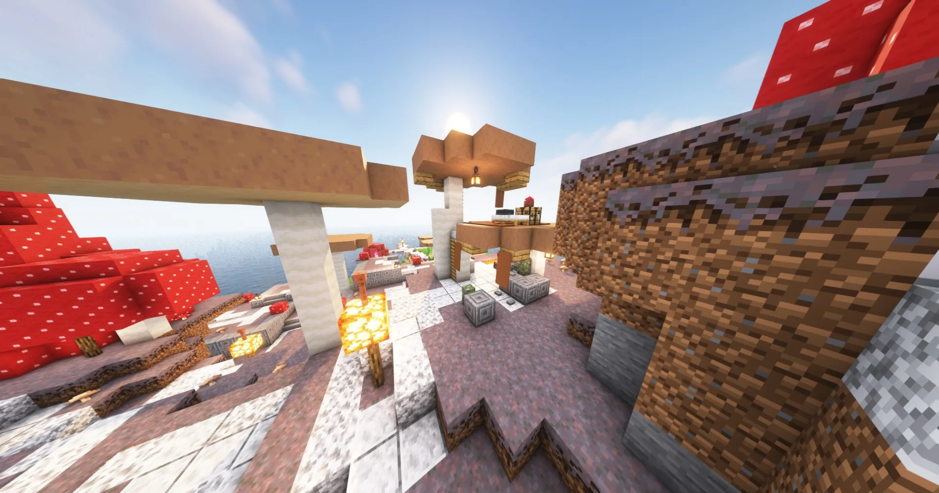 Грибной дом для жителей в проекте qrafty's Mushroom Villages.