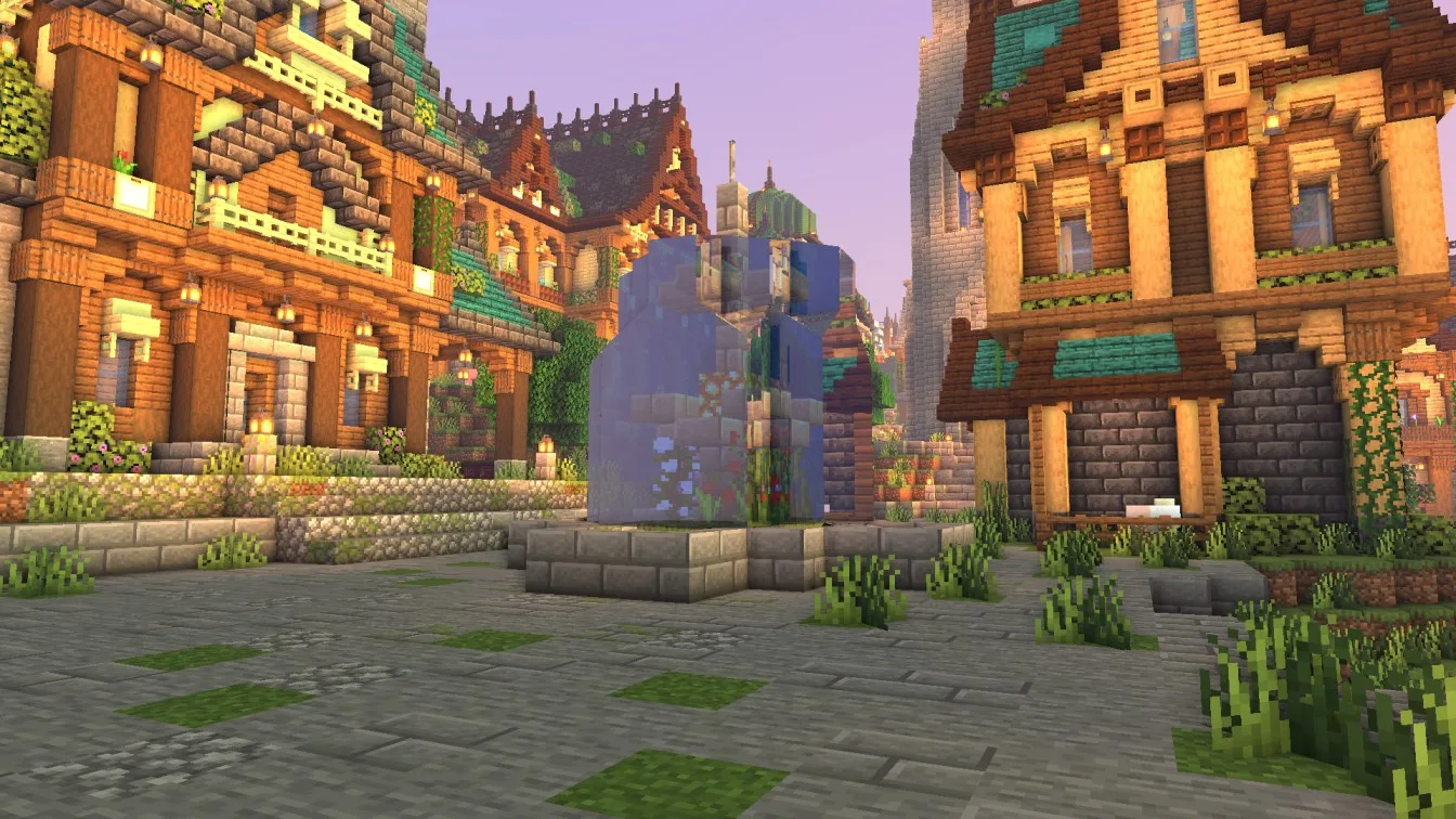 Деревенский фонтан в стиле Eclipse.