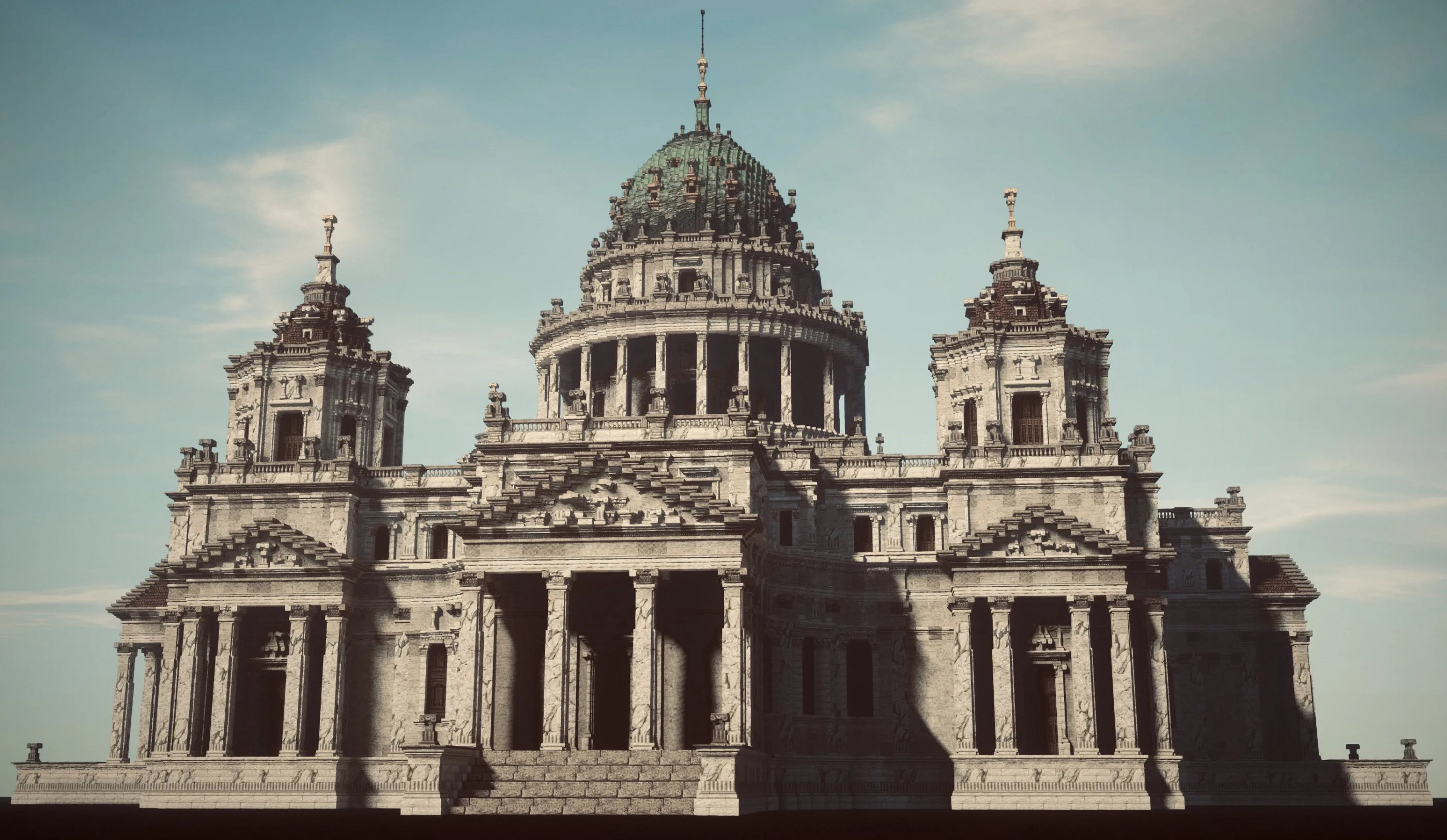 Барочная церковь в стиле Conquest Reforged от Magicclippy.