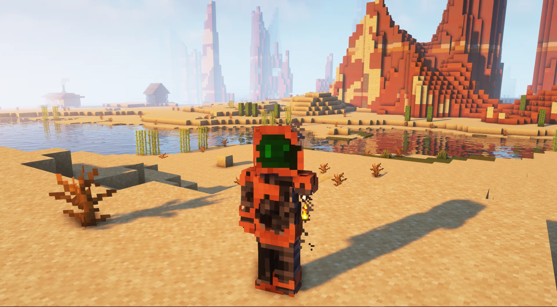 Скриншот персонажа с кастомной моделью Figura.