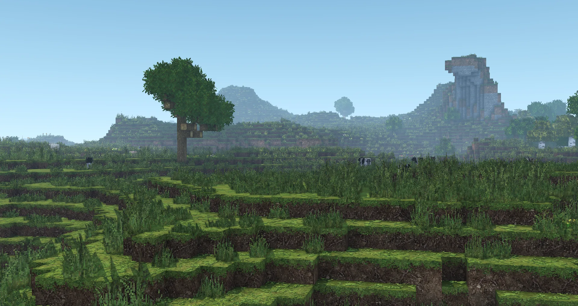 Monophonic Shaderpack: полдень.