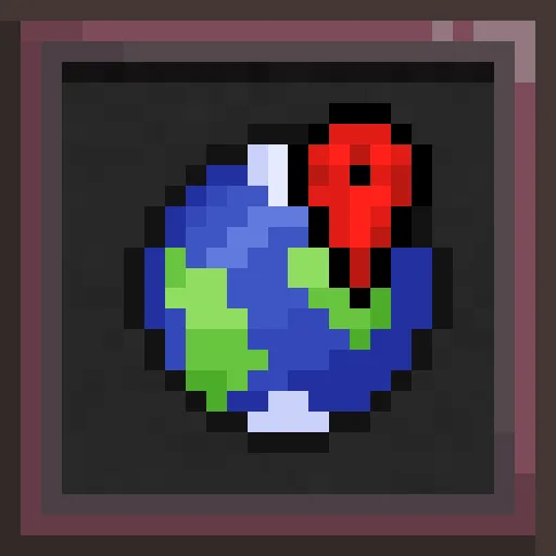 Скриншот мода Randomized Spawn Point, изменяющего точку возрождения игрока в Minecraft.