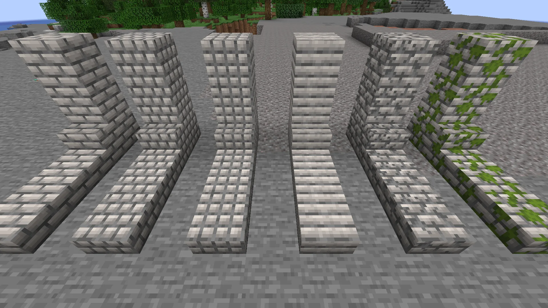 Различные виды кирпичных блоков из мода Create Deco.