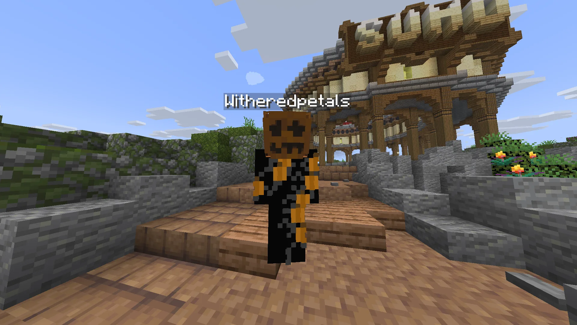 Halloween тыква с головой