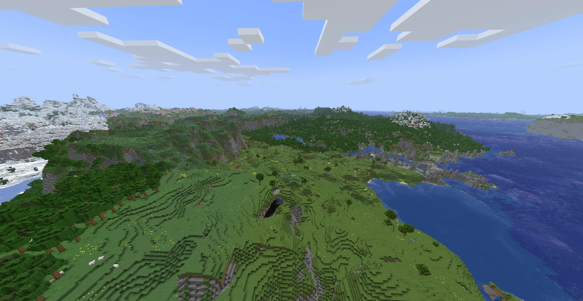 TAA-Distant Horizons port на Minecraft