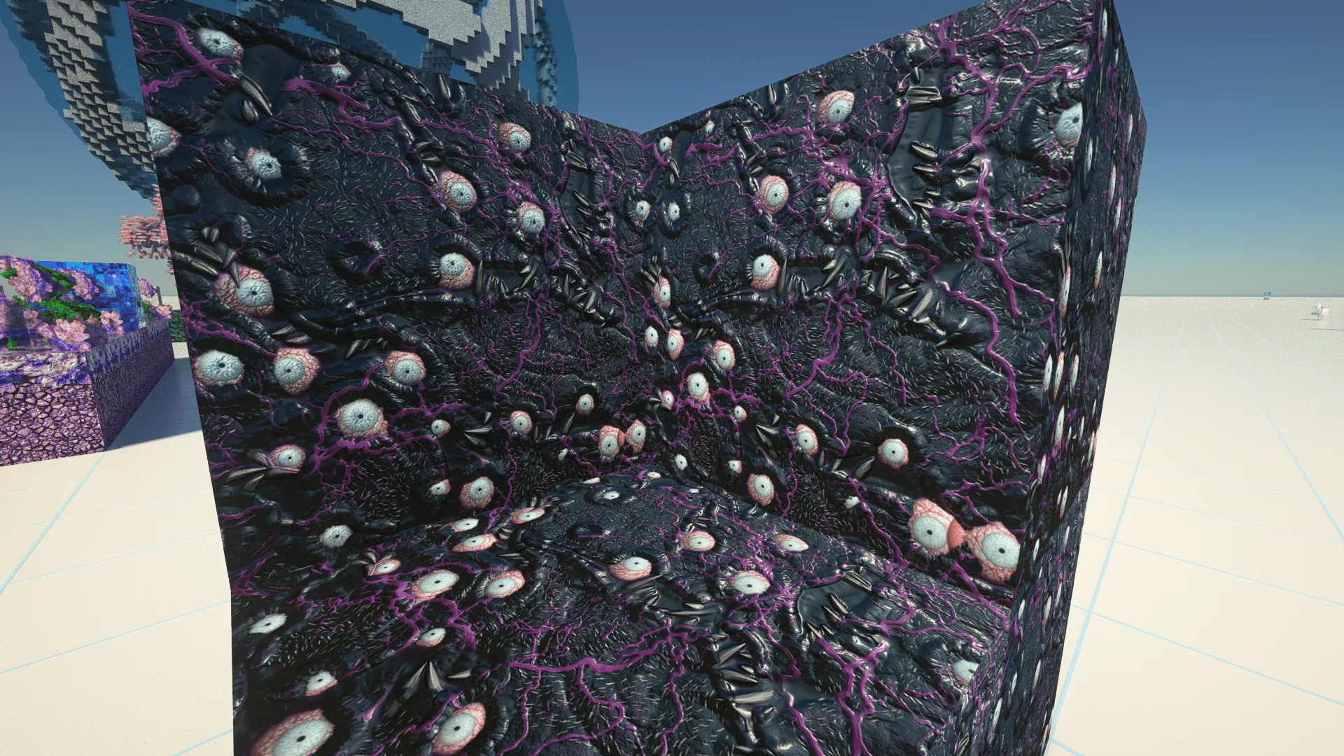 Взгляд существа из ресурс-пака Genesis