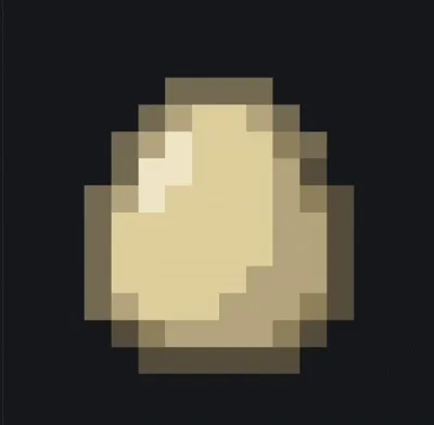 Скриншот яйца из мода Everything Animated! в Minecraft.