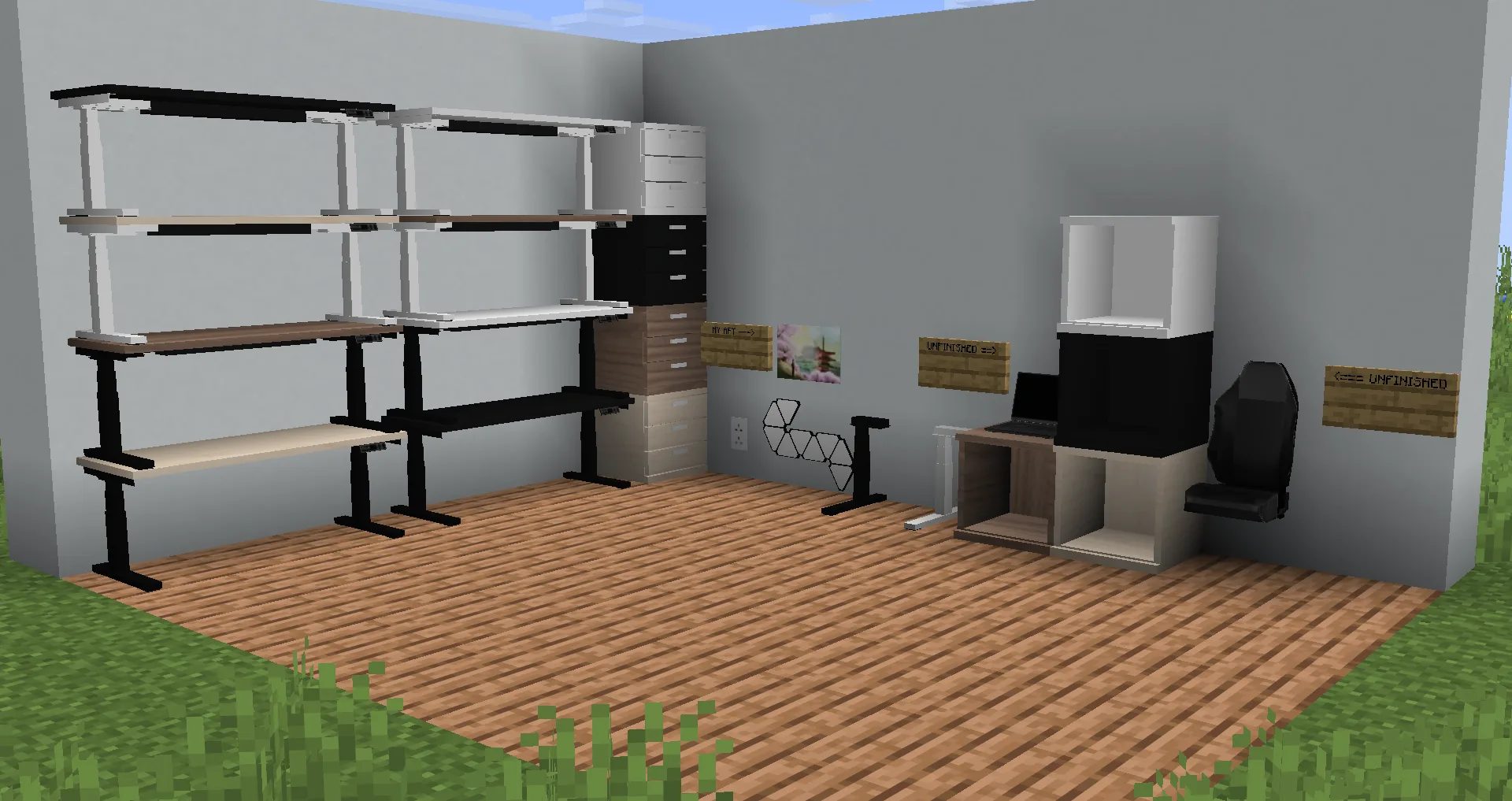 Список предметов из обновления 0.0.1-alpha для мода NhatJS's Enhanced Furniture Mod