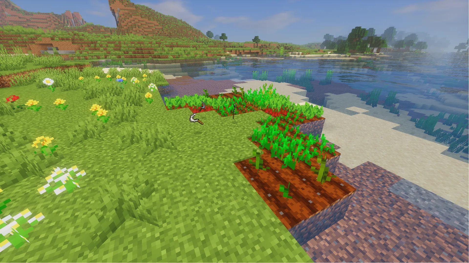 Скриншот мода Farming Mod: серпы для фермерства.
