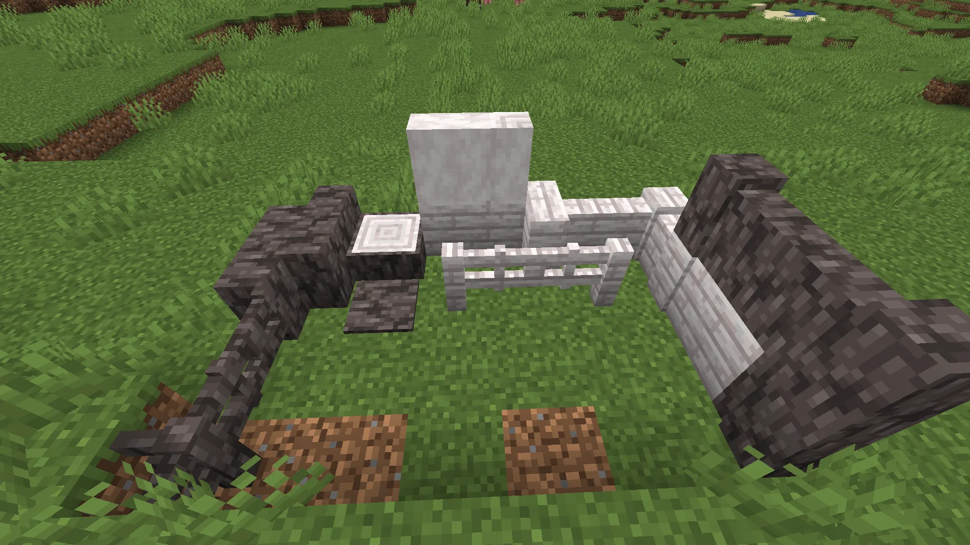 Блоки бледного дуба различных форм из версии 24w40a.