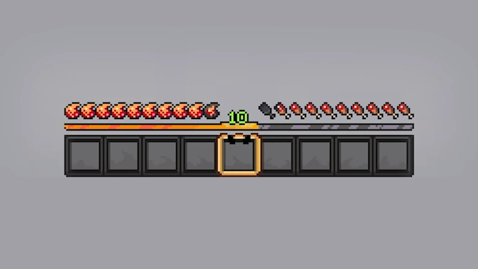 Интерфейс полоски прогресса в стиле Flint Flamer.