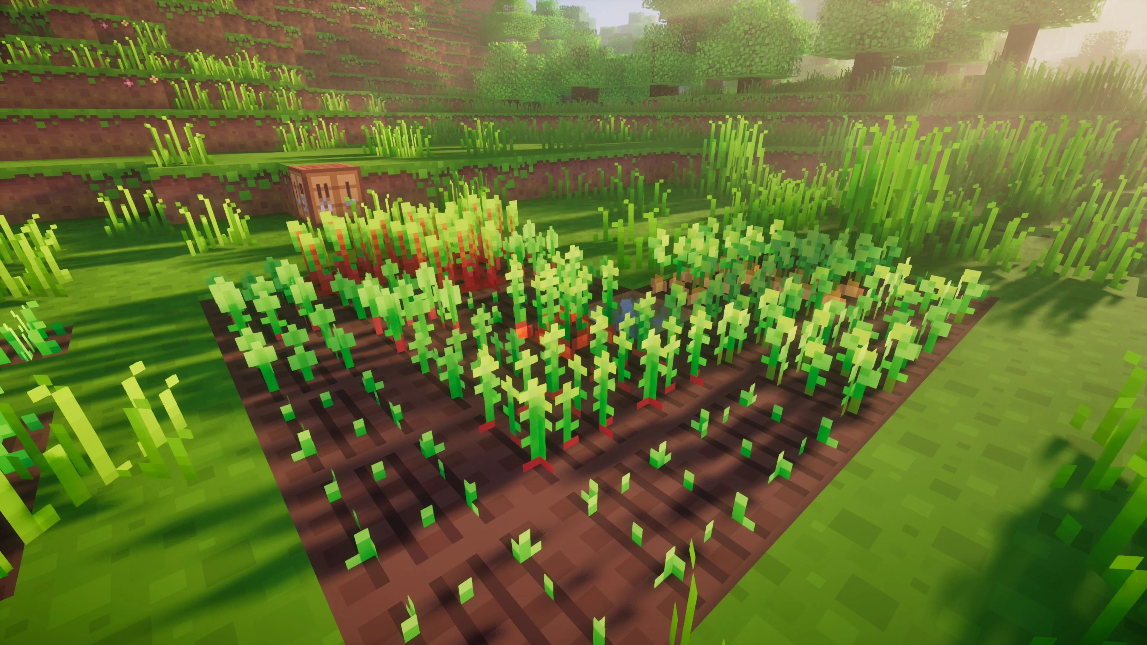 Сельскохозяйственные культуры с улучшенной визуальной идентификацией из мода BlockPixel.