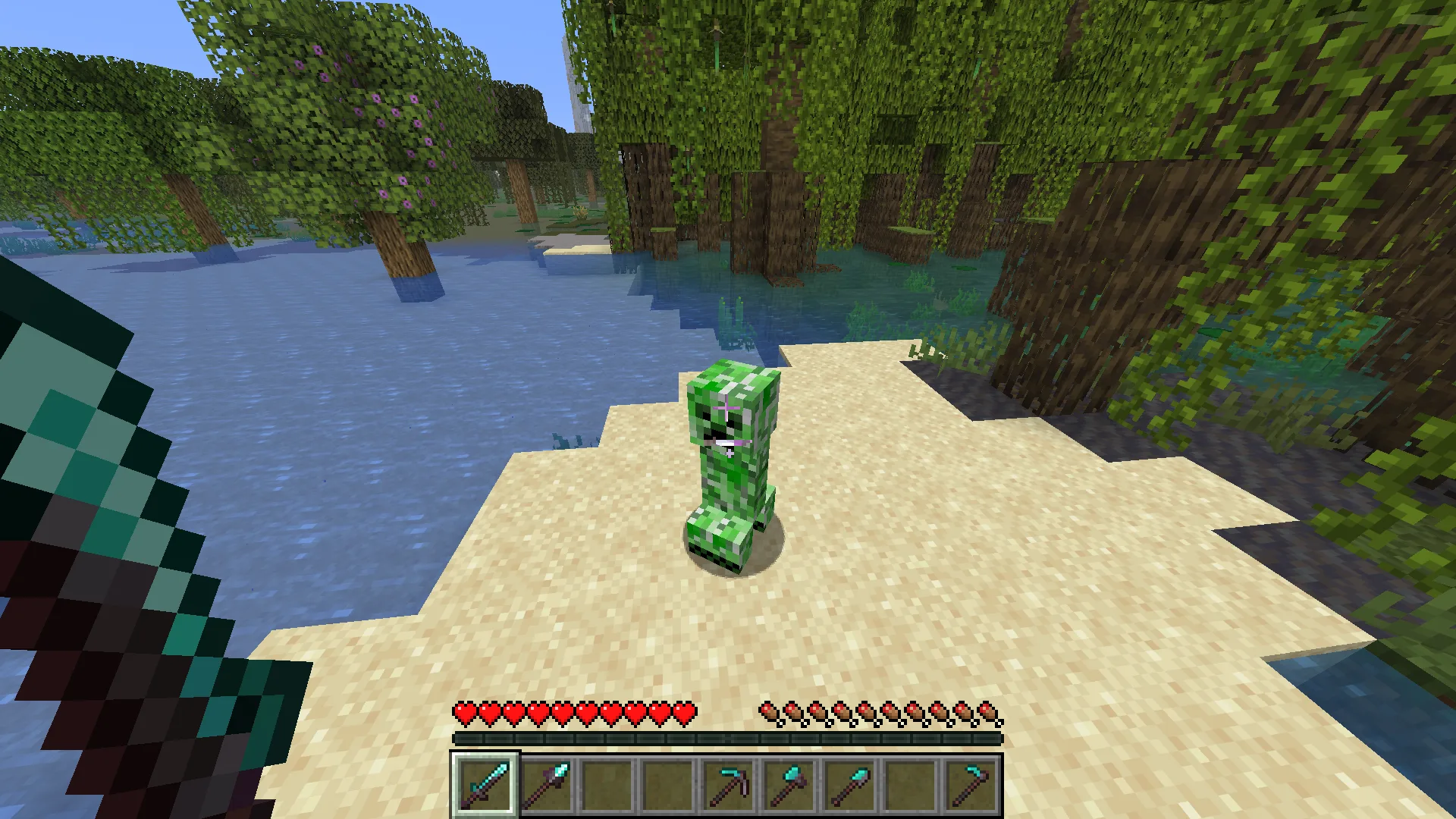 Вид от первого лица в ресурс-паке Nethermond