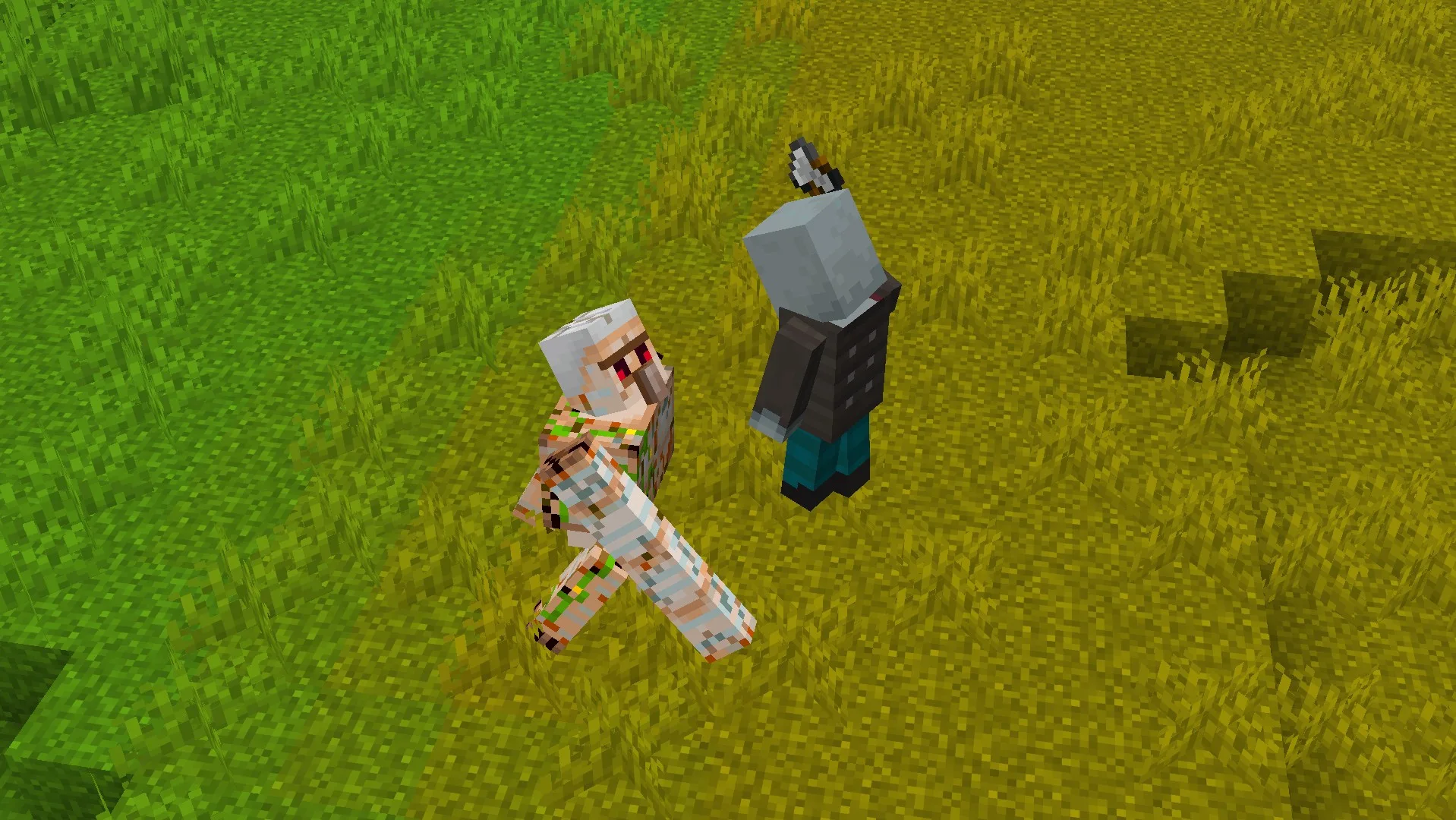 Интерфейс Minecraft с включенным ресурс-паком Smooth Saturation и графикой Fabulous.