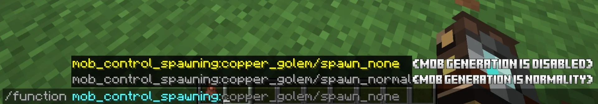 Функции и команды мода Mob Controller Elder Guardian Spawning