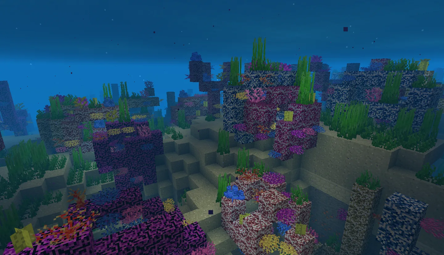 Кораллы теплого океана в ресурс-паке Oak Sapling