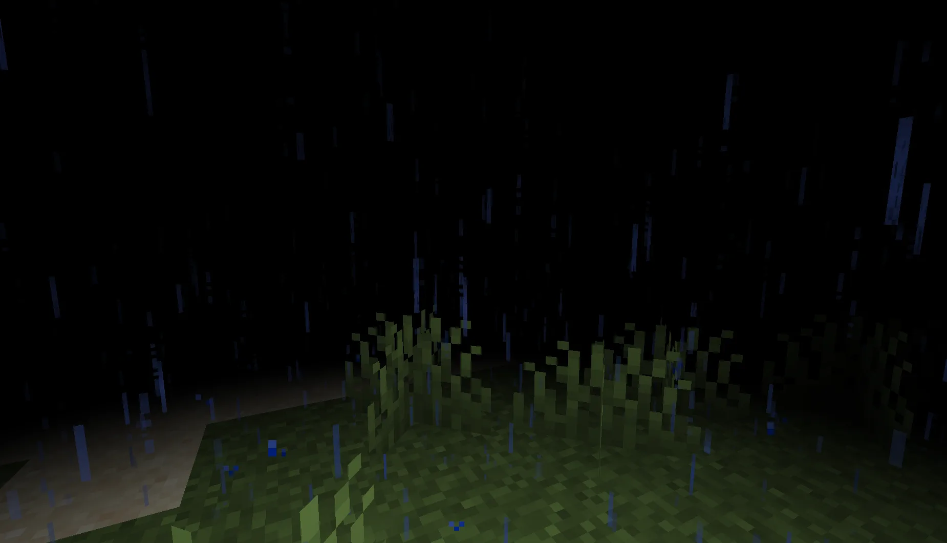 Игровой экран с эффектом слепоты без шейдера