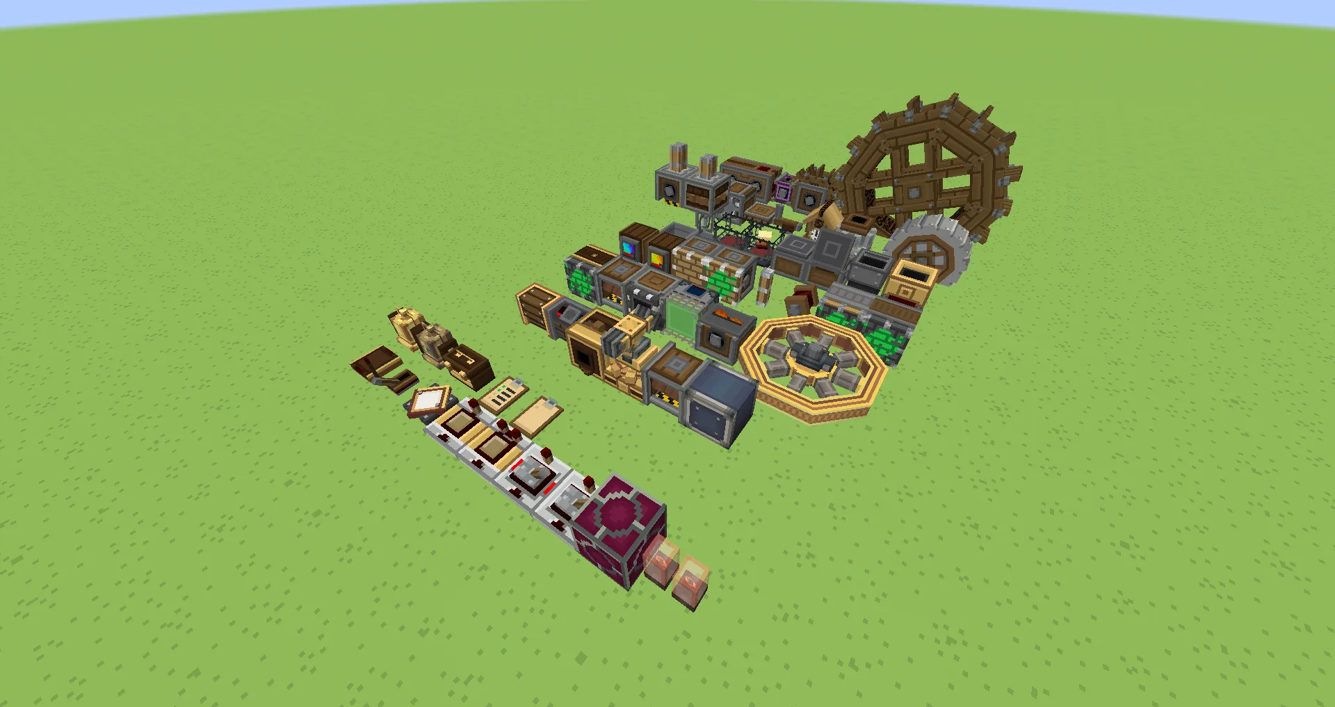 Скриншот игровых предметов из ресурс-пака SimpleTexturePack-Create.