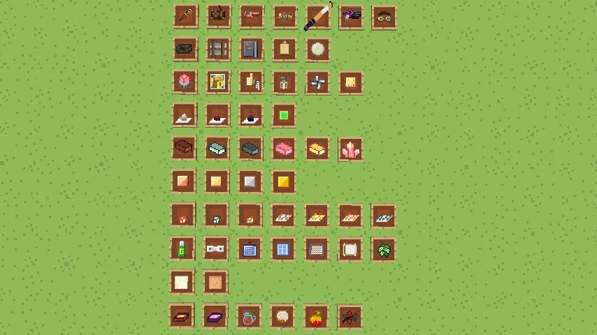 Игровые предметы в ресурс-паке SimpleTexturePack-Create.