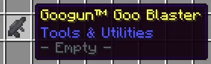 Пустой бластер для слизи из мода Googun